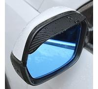 ALIMRVO 2 Pcs Car Side Mirror Rain Guard for Volvo V40 2 (II) 525/526 I 2012-2019, Car Rearview Mirror Snow Cover Automotive Rain Eyebrow Accessories