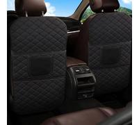 ALIMRVO 2PCS Car Seat Back Protector for Kia Sportage NQ5 2021-2023 2024, with Storage Pockets Waterproof & Kick Pad for Kids and Pet Proof Back Seat Cover,Black