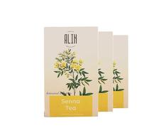 ALIN Senna Leaf Tea set 3 boxes x 20 Tea Bags (90 gr),Natural Laxative