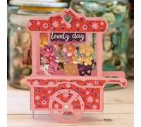 Alinacutle Pop Up Flower Cart Card - 3D Card Metal Die Cut,DIY Card Cutting Dies, DIY Present for Anniversary/Valentine's Day/Birthday/Festival, Gift for Mom/Wife/Daughter/Sister / Friend
