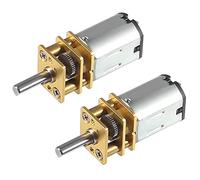 Alinan 2pcs 6V 300RPM N20 High Torque Speed Reduction Geared Motor with Metal Gearbox Motor for Smart Car DIY RC Toys