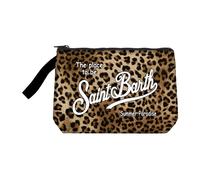 Aline L Classic Clutch, female, MC2 Saint Barth, Clutches, Brown, ONE SIZE, Bags ONE SIZE