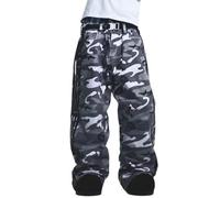 Alinelle Women Y2K Hip Hop Wide Leg Denim Pants Vintage Low Rise Baggy Jeans Side Stripe Loose Fit Casual Track Trousers Streetwear (Multicolor A, M)