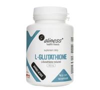 Aliness L-Glutathione Reduced 500mg 100 Capsules Antioxidant Detox Supplement