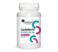 Aliness Lactoferrin Capsules for Liver & Bones Health - LFS 90% Liver Support Supplements for High Iron Levels - 30 Lactoferrin Capsules for Healthy Immune System.