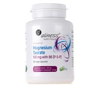 Aliness Magnesium Taurate with Vitamin B6, 100 Vegan Capsules