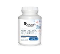 Aliness MSM Organic Sulfur Plus - OptiMSM® 1500 mg + Vitamin C - 180 Tablets