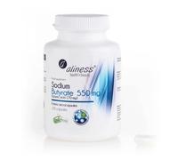 Aliness Sodium Butyrate 100 Capsules 550mg - Gut Health Supplements with Microcapsule Technology - IBS Relief Supplement for Men & Women - (Butyric Acid)