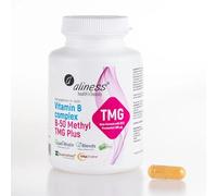 Aliness Vitamin B Complex Methyl, 3 Months Supply, Methyl TMG Plus + Biotin + Folate, 100 Capsules
