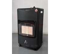 ALINI 4.2kw Folding Portable Indoor Gas Heater Home Office Workshop Butane Gas Regulator & Hose Included/Piezoelectric ignition