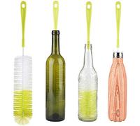 ALINK 16” Long Bottle Brush Cleaner for Washing Wine, Beer, Decanter, Glass Jugs and Long Narrow Neck Sport Bottles