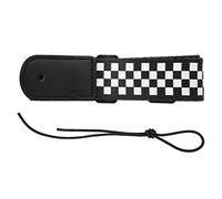 Alinory Ukulele Strap,Adjustable Black and White Squares Ukulele 4 String Hawaii Guitar Shoulder Strap Accessory,Back,105*3.8*0.1cm