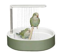 ALINUOYQ Automatic Budgie Bird Shower, Bird Bath for Cage, Cage Bird Shower Fountain with Circulating Shower System for African Grey Cockatiel Conure Budgie Lovebird