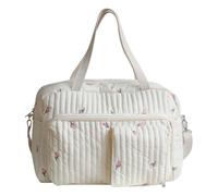 ALINUOYQ Baby Diaper Bag Tulip Hand-Held Maternity Travel Diaper Tote for Mom