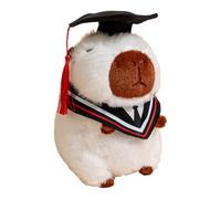 ALINUOYQ Capybara Plush Graduation Gifts for Her Him 2025, 25cm Cartoon Capybara Plushies with Graduation Cap Stuffed Animal Plush Doll Toys Cute Kawaii Plush for Boys Girls