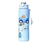 ALINUOYQ Capybara Water Bottle 700ML Cute Water Cup with Straw, Capybara Gifts Drinking Bottle Heat-Resistants Foods Grade for Boys&Girls, Kawaii Water Bottle for Outdoor Activities