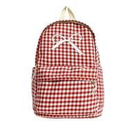 ALINUOYQ Checkered Backpack, Preppy Backpack, Cute Knapsack Campus Bookbag, Stylish Campus Backpacks for Shopping Dating Use