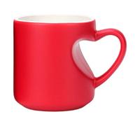 ALINUOYQ Heart-Shaped Colour Changing Mug, Heat Changing Mug, Multi-Purpose Heat Colors Change Beverage Cups for Valentines Day Anniversary Wedding Proposal