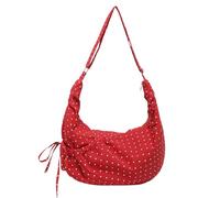 ALINUOYQ Polka Dots Crescent Bag, Commuting Women's Hobos & Shoulder Bags, Cross Body Bag with Adjustable Strap for Shopping Schools Travel Daily Use