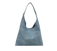 ALINUOYQ Women Denim Jean Handbags Casual Hobo Bags for Leisure Or Working (Light Blue)