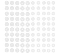 Alinw 100 Pcs Piercing Bump Disc, Piercing Disc for Bump, 7/8mm Clear Earrings Backs Stabilizer Silicone Non Pull Piercings Discs, Earring Backs Stopper (2 Sizes)