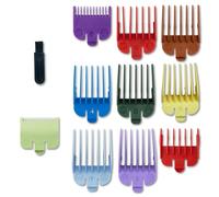 Alinw 11 Pcs Color Coded Guide Combs, Compatible with Wahl Hair Clipper Guards, Premium Replacement Attachments Set for Salon and Home Use