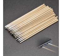 Alinw 800 Pcs Cotton Wool Buds, Cotton Buds Pointed Tip for Nail Tech Supplies Beauty Make-Up Color Eyebrow Tattoo Beauty