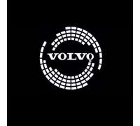 ALINZO 2pcs Car Door Welcome Emblem Light, Logo Projector Lamp, Indicators Styling Parts, Decoration Accessories, For Volvo XC40 XC60 XC90 S60 S90 V60 V40,d