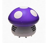 Aliotech Mini Cute Table Dust Vacuum Cleaner Mushroom Shaped Portable Corner Desk Vacuum Cleaner Mini Cute Vacuum Cleaner Dust Sweeper(Purple)