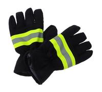 Alipis 1 Pair Heat Resistant Firefighter Gloves Fire for Efficient Rescue Fireproof Work Gloves for High Risk Environments Enhanced Grip Breathable Design