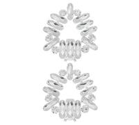 Alipis 1 Pair Rhinestone Shoe Clips Decorative Buckles for High Heels and Boots, Silver Hollow-out Design, Attachable and Shiny, for Daily Life and Gatherings