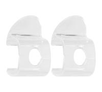 Alipis 1 Pair Roller Shade Pulls Plastic Curved Handles Secure Attachment Suitable for Most Louvers Blind Lifting Grips Window Shade Hardware