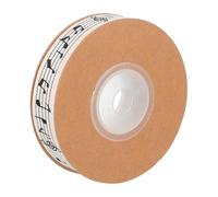 Alipis 1 Roll Cotton Ribbon Printed Music Characters 10m Ribbed Band Free to Cut Bow-Knot Making for Flower Wrapping and Tree Hanging