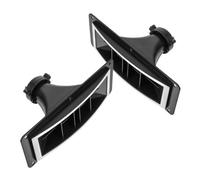 Alipis 10-inch Brushed Black Stage Tweeter Horn with LED Light, 2pcs Stereo Speaker Horns for Live Sound, Professional Stage Audio and Pa System Accessories