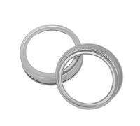 Alipis 10 Pack 70mm Wide Mouth Canning Rings for Kerr, Mason Jar Metal Screw Bands Replacement Rings for Glass Canning Jars Iron Lid, Pickling and Home Preserving