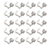 Alipis 10 Pairs Stainless Steel Nose Pad Support Holder for Eyeglasses, Comfortable and Non-Slip Glasses Nose Bridge Bracket with Smooth Finish and Extra Structural Strength, Suitable