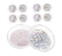 Alipis 10 Pcs Lash Organizer Round Eyelash Tray Holder Plastic Storage Case Compact Travel-Friendly Eye Lash Container with User-Friendly Design for Cosmetic Lovers