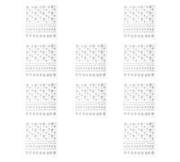 Alipis 10 Sheets Face Rhinestones for Makeup Self-adhesive Decorative Gems Stickers Safe Gems Jewels Decals for Face Stickers DIY Glamorous Look