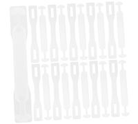 Alipis 100 Sets Transparent Plastic Replacement Handles for Milk Cartons and Cardboard Boxes PP Carrying Handles with Soft Smooth Grip Heavy-duty Capacity for Shipping and Moving