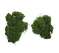 Alipis 100g Deep Green Artificial Silk-like Moss Sheet for Crafts and Bonsai, Faux Moss Decoration for Indoor Plants, Fairy Garden Scenes, and Floral Arranging