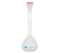 Alipis 100ml Measuring Volumetric Flask Plastic Lab Flask Visibility Versatile Use White Chemistry Laboratory Professional Labs