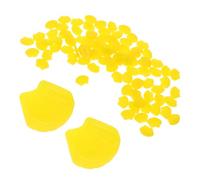 Alipis 100pcs Artificial Mini Pineapple Slices Lifelike Food Props for DIY Craft Projects Dollhouse Decor Realistic Simulation Fruit Display Accessories