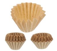 Alipis 100Pcs Disposable Coffee Filter Paper Cones Drip Brew Espresso Filters Portable Wood Fiber for Home Office Camping Tea Leaf Storage