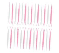 Alipis 100Pcs Double-fold Eyelid Y-shape Forks Makeup Accessories for Hooded Eyes Instant Eye Lift Applicator Tool Use Eyelid Sticker Pressers Random Color for Women Random Color