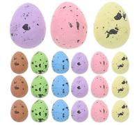 Alipis 100Pcs Easter Foam Eggs, Mini Speckled Bird Eggs for DIY Crafts, Artificial Miniature Craft for Easter Basket Fillers and Vase Decor, Spring Festive Table Scatter, Mixed Colors, 0.71"