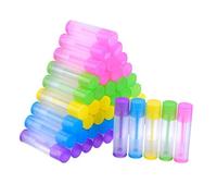 Alipis 100pcs Empty Lipstick Tubes Plastic Containers for Lip Balm and Body Butters, Reusable Pp Material, 5g Capacity Suitable for Homemade DIY and Handmade Lip Balm for Women