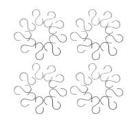 Alipis 100pcs High Temperature Hanging Hooks Heat Resistant Kiln Hooks S Shaped Ceramic Firing for Pottery Enthusiasts and Artisans Reduce Risk of Falling Ensure Production Safety High