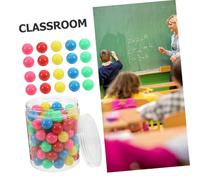 Alipis 100pcs Hollow Colorful Plastic Counting Balls for Elementary Math Probability Games Educational Manipulatives Safe for Classroom Use