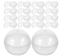 Alipis 100Pcs Lottery Balls Fillable Bingo Balls Clear Plastic Raffle Balls Packing Gift Balls Round Empty Capsule Balls for Claw Machine, Party, Raffle Game Props (28mm), N3600H17XF