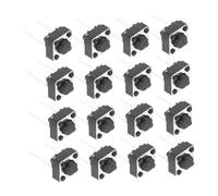 Alipis 100Pcs Micro Momentary Tactile Push Button Switches for Pcb Reliable Electronic Component Buttons Compact Easy Replacement for Electronic Devices and DIY Circuit Board Kits